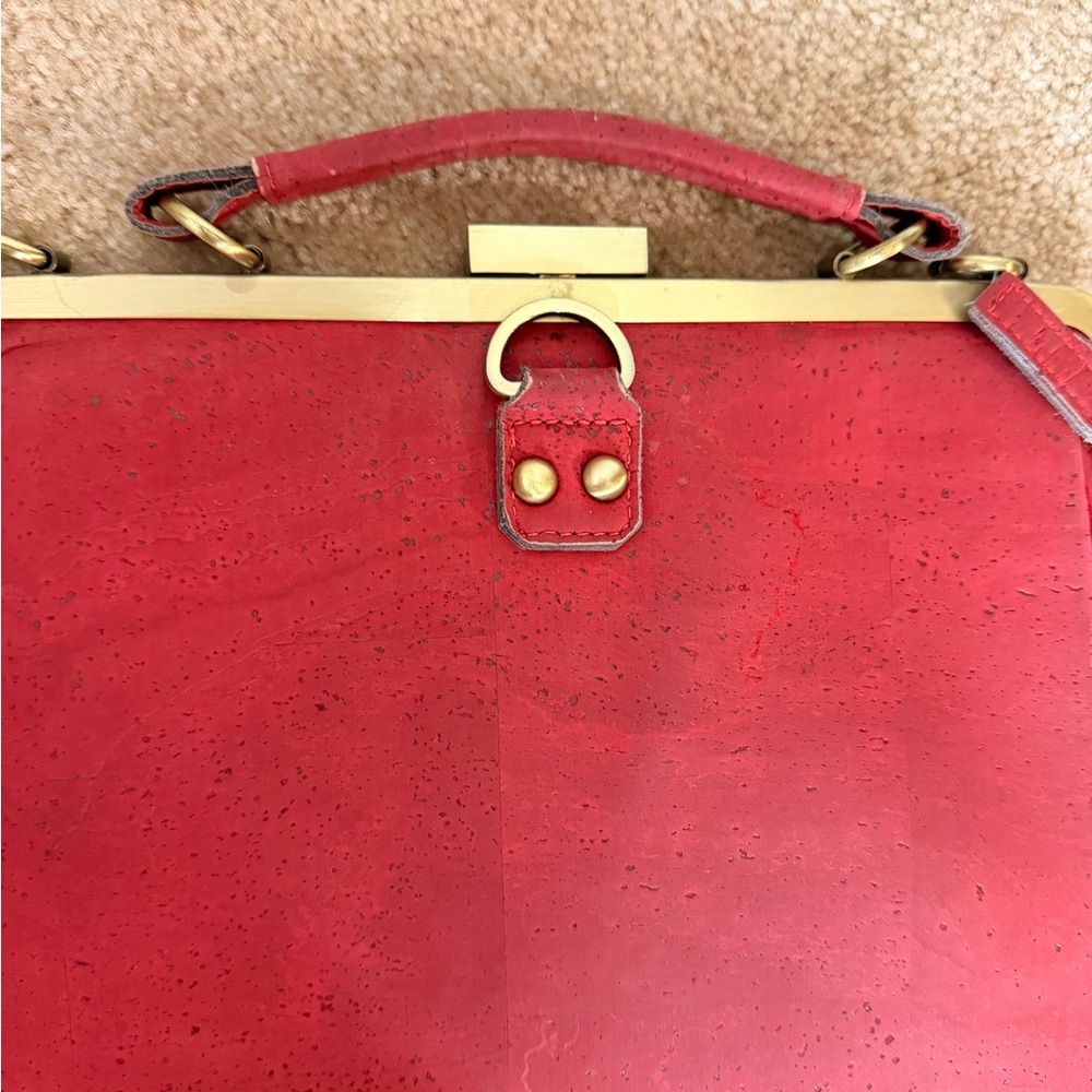 Laflore Paris Bobobark Backpack in Cherry Red - Picture 4 of 11